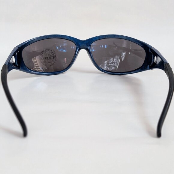 NWT Vintage 90's PC Rectangle Sporty Sunglasses (S. Blue) - Picture 4 of 5